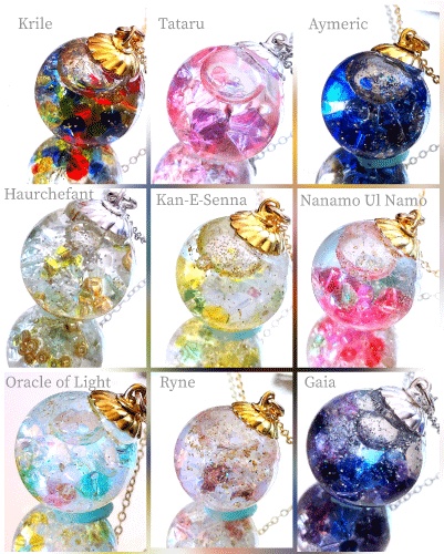 【展示】FFⅩⅣNPCイメージ ガラスドームネックレス