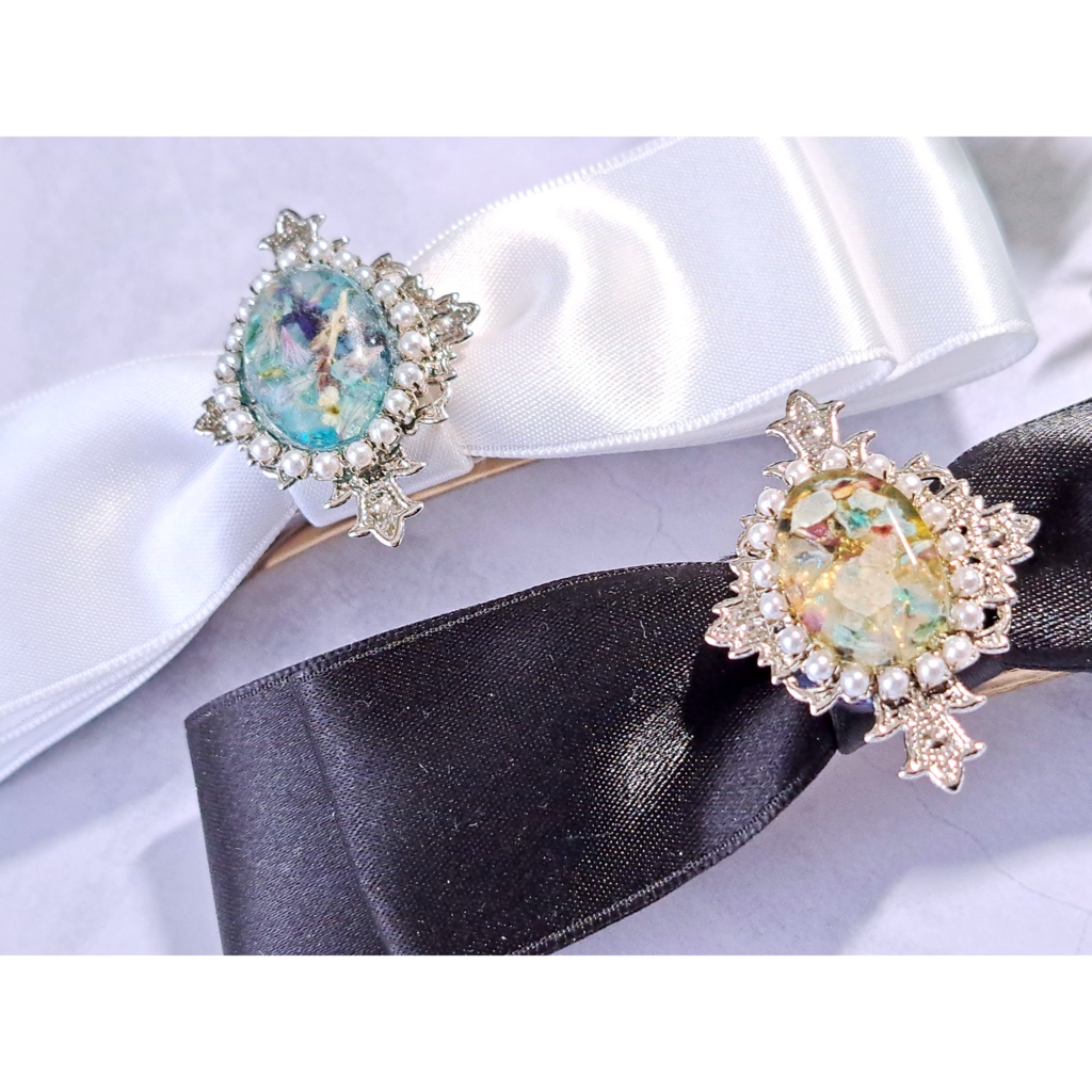 FF14 ルヴェユール家イメージ リボンバレッタ