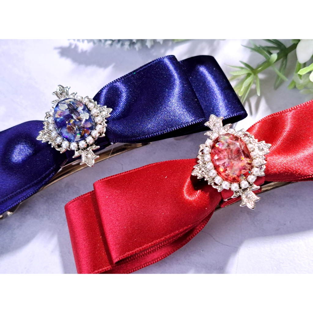 FF14 ルヴェユール家イメージ リボンバレッタ