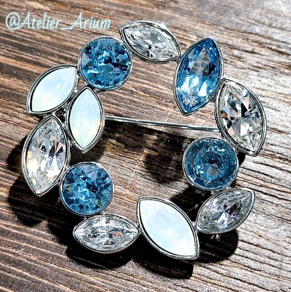 FF14 古代人イメージ クリスタルブローチ