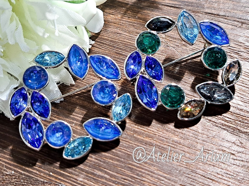 FF14 古代人イメージ クリスタルブローチ