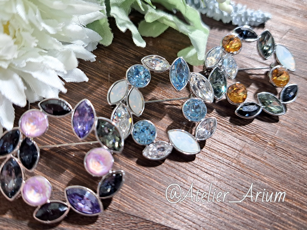 FF14 古代人イメージ クリスタルブローチ