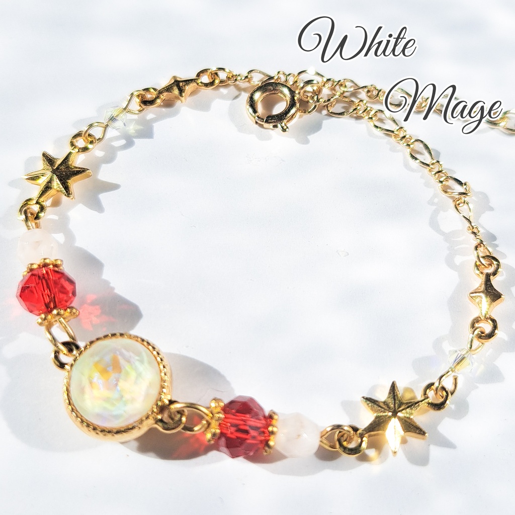 FF14 ジョブイメージブレスレット【ヒーラー:白魔導士、占星術師、学者、賢者】