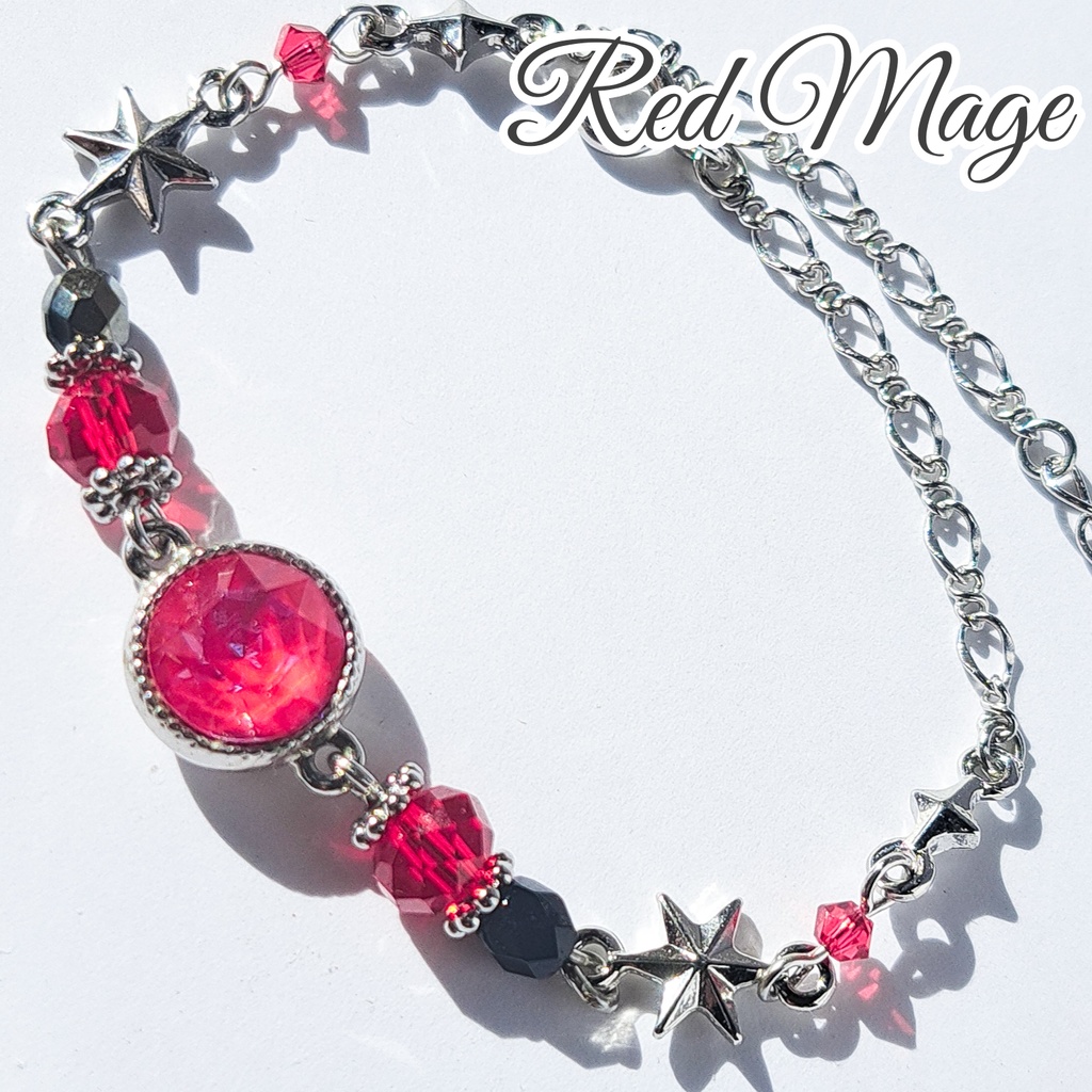 FF14 ジョブイメージブレスレット【DPS:赤魔導士、黒魔導士、召喚士、ピクトマンサー】