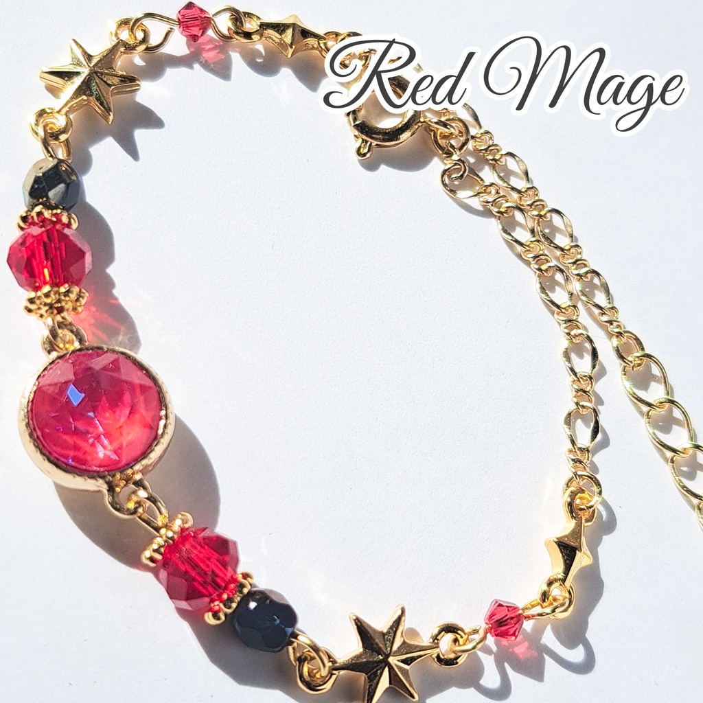 FF14 ジョブイメージブレスレット【DPS:赤魔導士、黒魔導士、召喚士、ピクトマンサー】