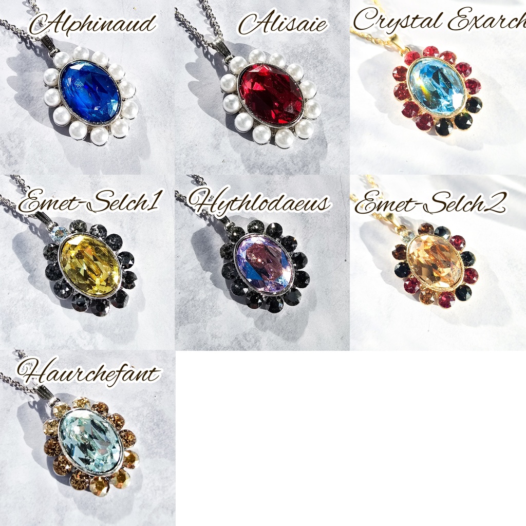 FF14イメージアクセサリー【ビジューペンダント 全9種類】