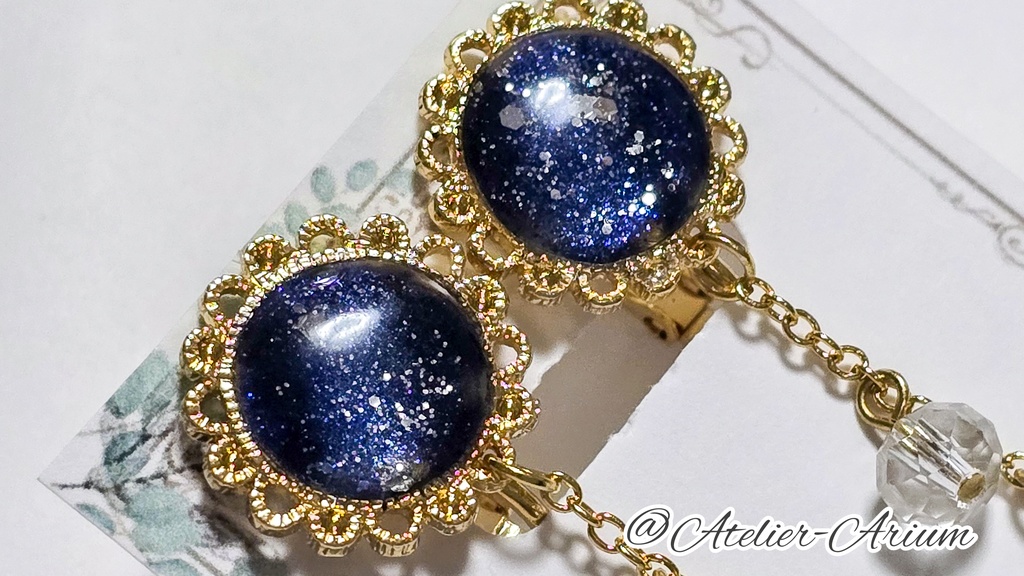 【FF14】ジョブイメージ(占星術師)イヤリング、ピアス