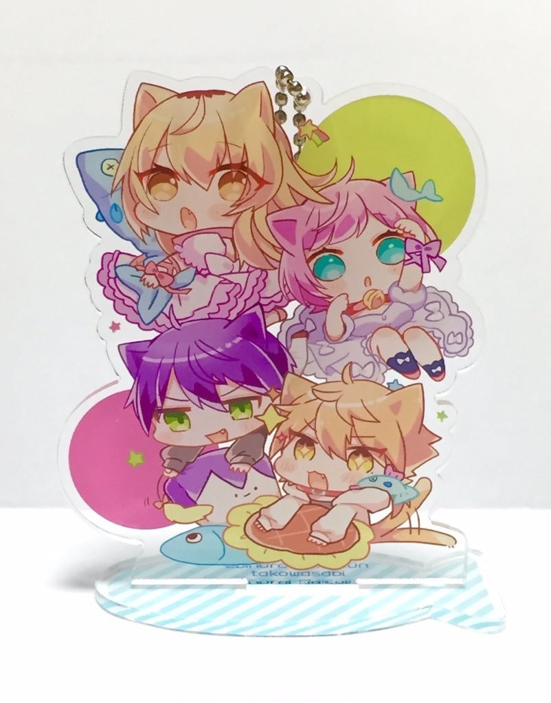 ハピトリねこアクリルスタンド