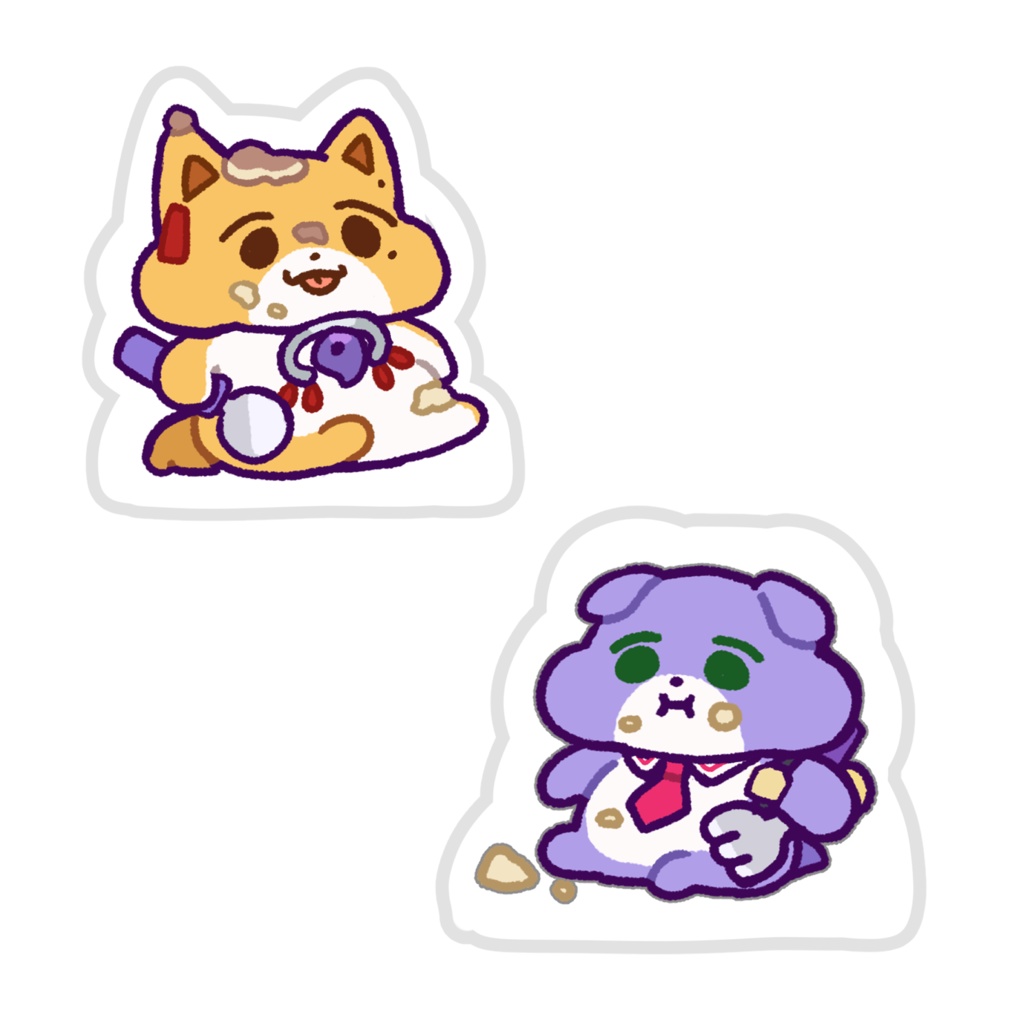 もぐもぐもぐたうん自立アクスタセット