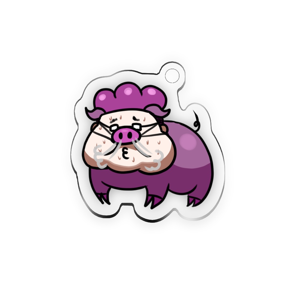 【デスゲーム番長】アクリルキーホルダー「PIG・X」