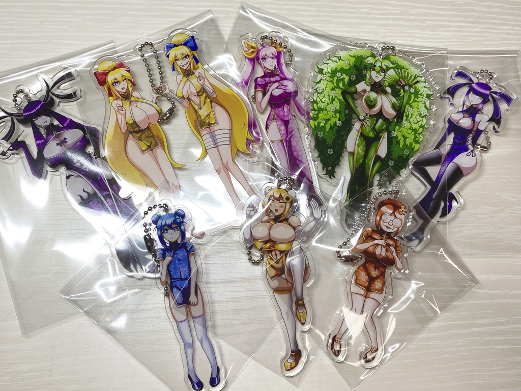 【デスゲーム番長】アクリルキーホルダー(チャイナドレス)