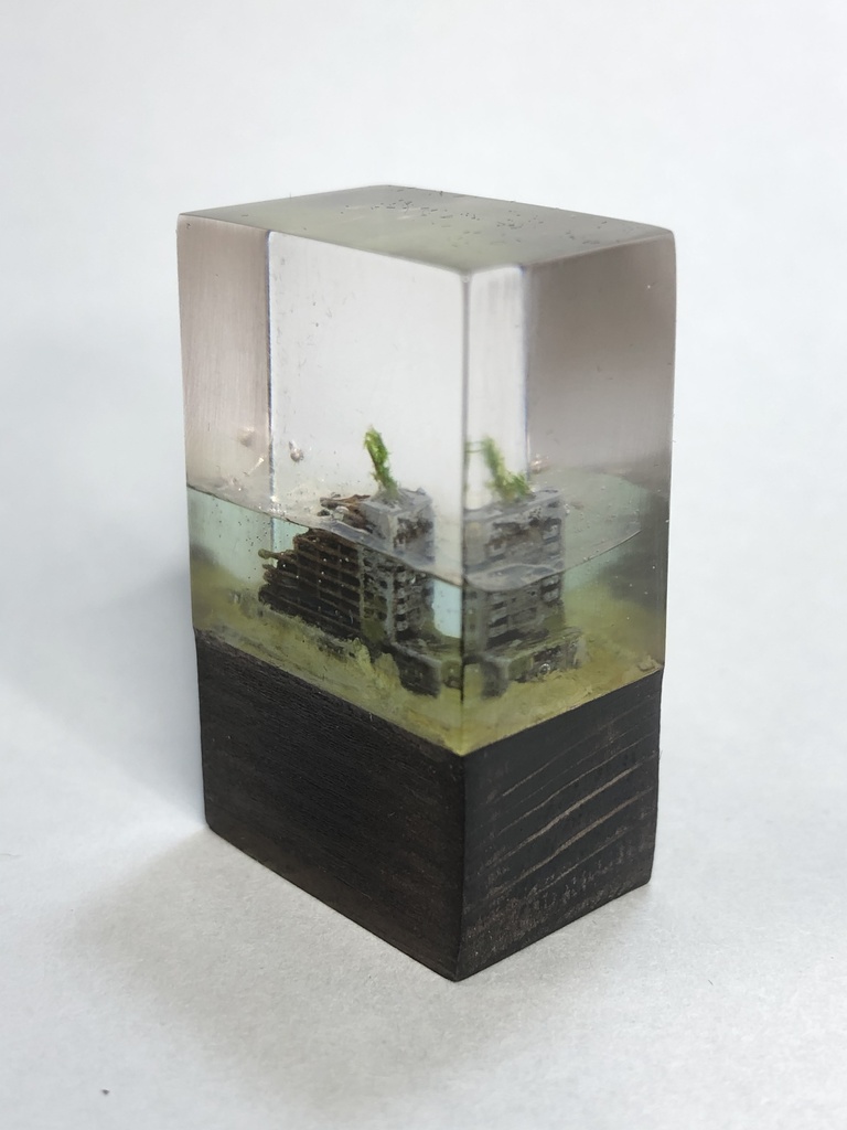 ミニ水没ジオラマ アウトレット品