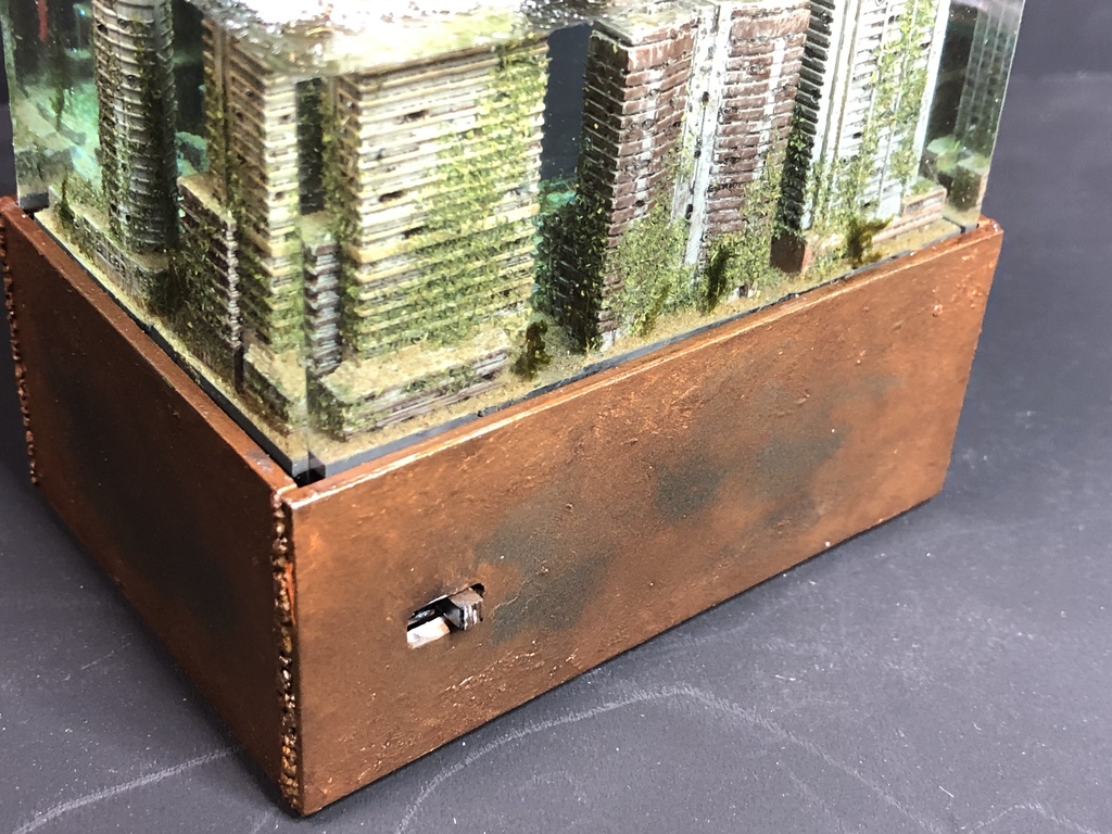 水没夜景ジオラマ