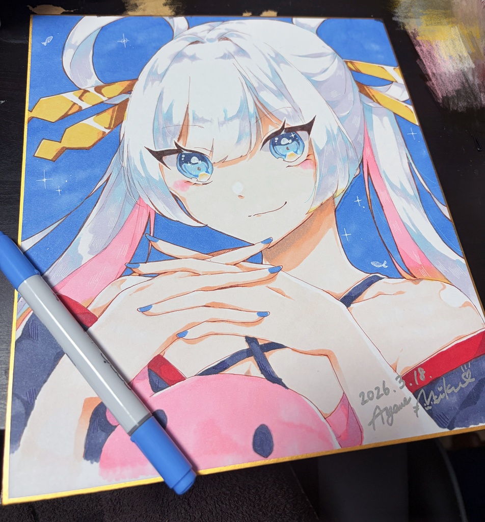 色紙 月見ヤチヨ(超かぐや姫！)