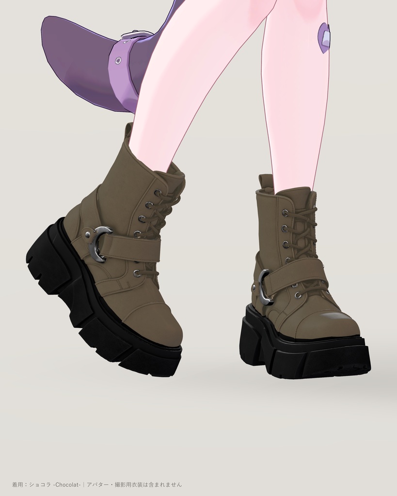 CRESCENT HARNESS BOOTS|厚底ハーネスブーツ