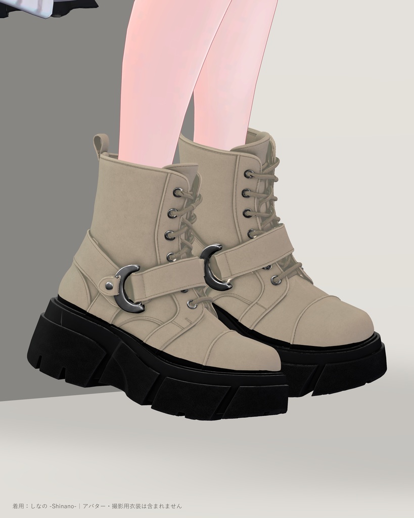 CRESCENT HARNESS BOOTS|厚底ハーネスブーツ