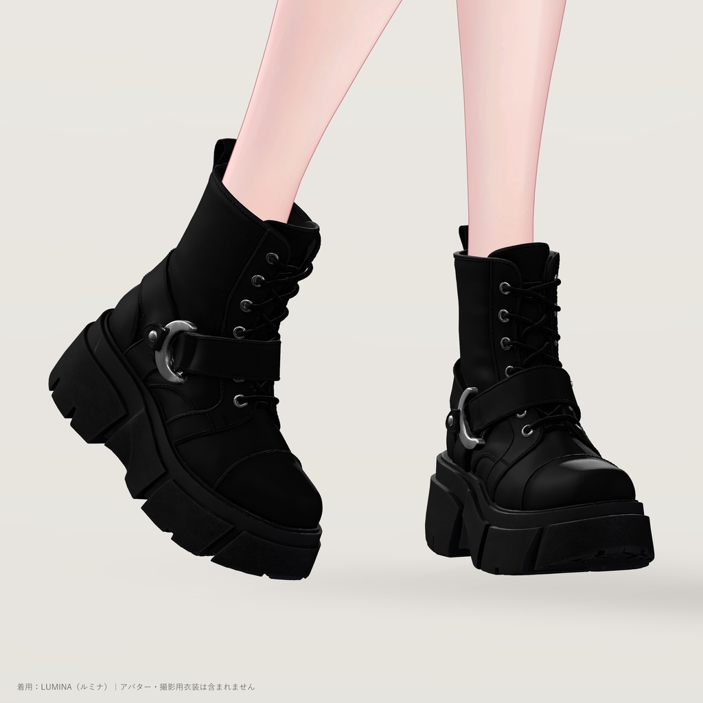 CRESCENT HARNESS BOOTS｜厚底ハーネスブーツ