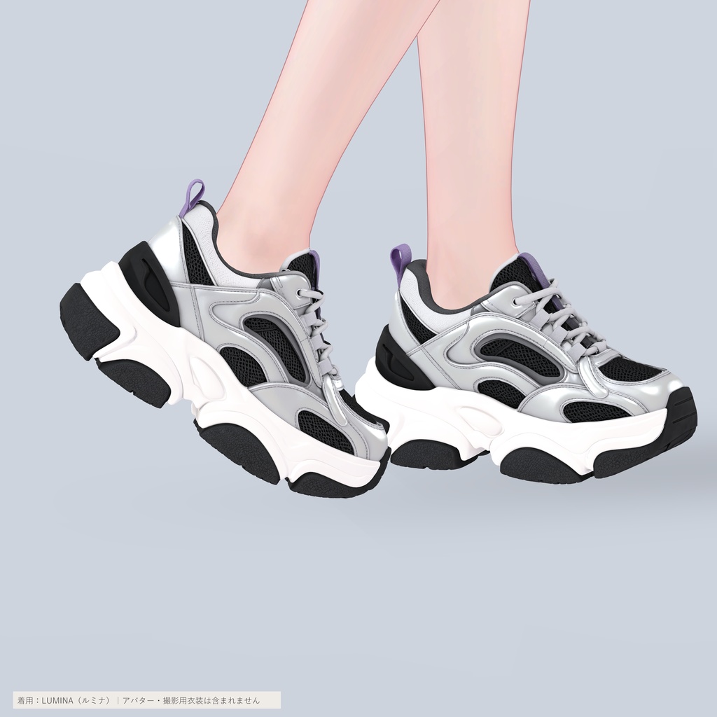 ARC FLOW SNEAKERS|厚底テックスニーカー