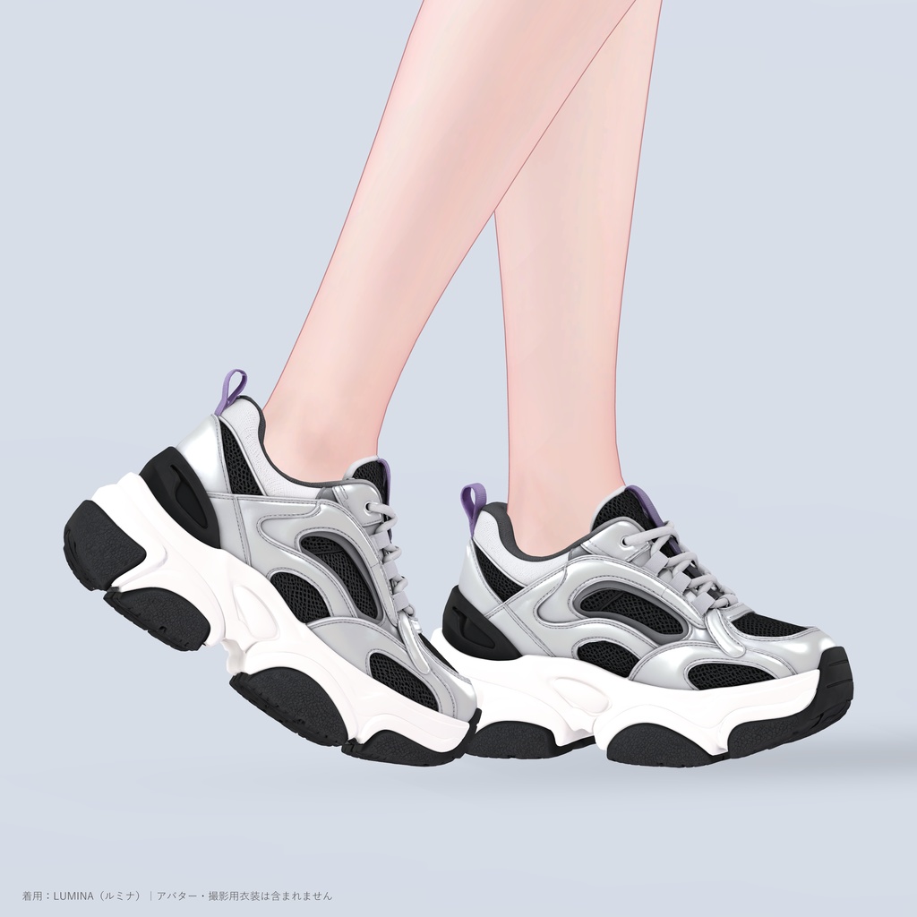 ARC FLOW SNEAKERS|厚底テックスニーカー