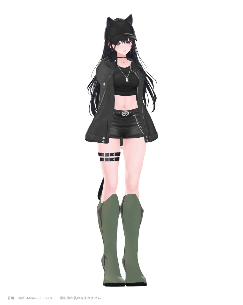 【10色・21アバター対応】PRISM VEIL BOOTS|プリズムロングブーツ