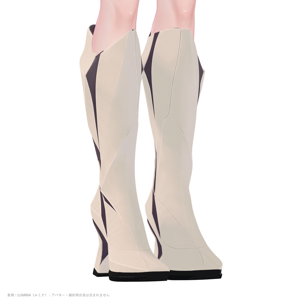 【10色・21アバター対応】PRISM VEIL BOOTS|プリズムロングブーツ
