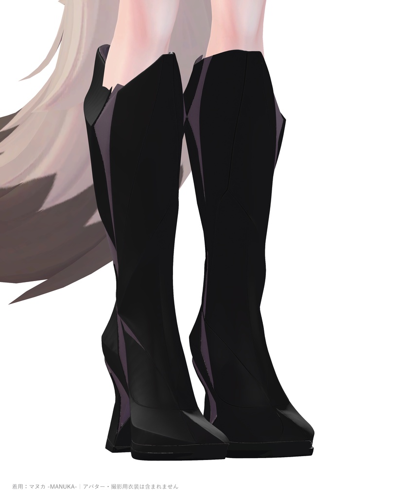 【10色・21アバター対応】PRISM VEIL BOOTS|プリズムロングブーツ
