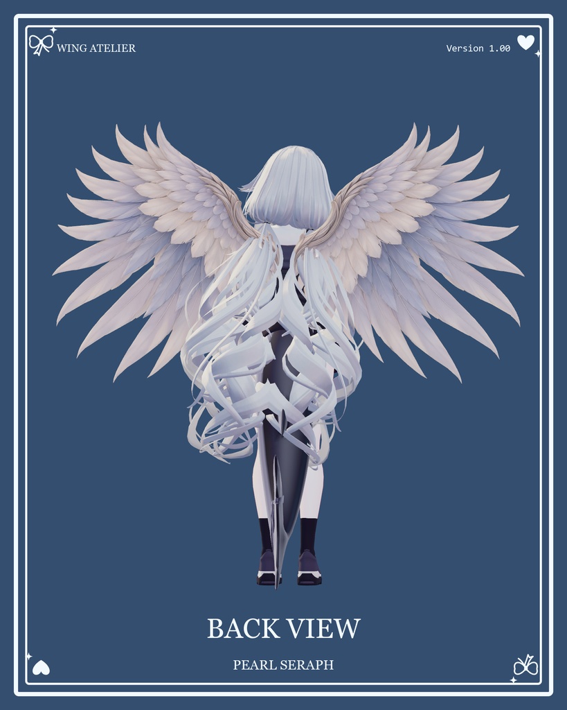 【PEARL SERAPH 10/31まで無料】羽ばたく翼2種|PEARL SERAPH / AURORA VEIL【MA対応】