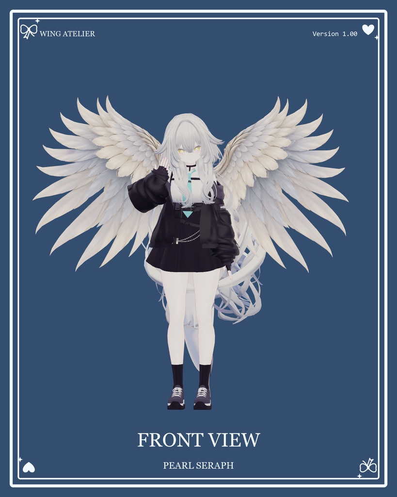 【PEARL SERAPH 10/31まで無料】羽ばたく翼2種|PEARL SERAPH / AURORA VEIL【MA対応】