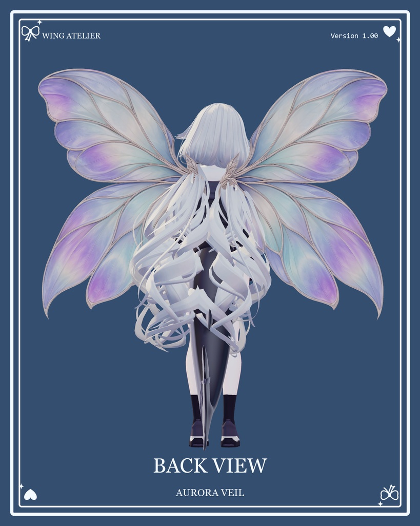 【PEARL SERAPH 10/31まで無料】羽ばたく翼2種|PEARL SERAPH / AURORA VEIL【MA対応】