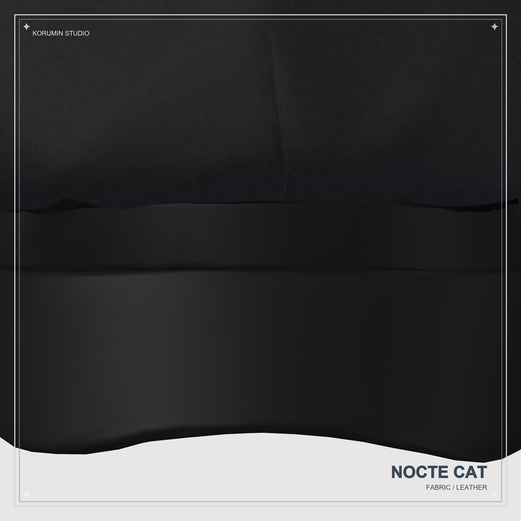 【VRChat・MA対応】NOCTE CAT|猫耳キャスケット