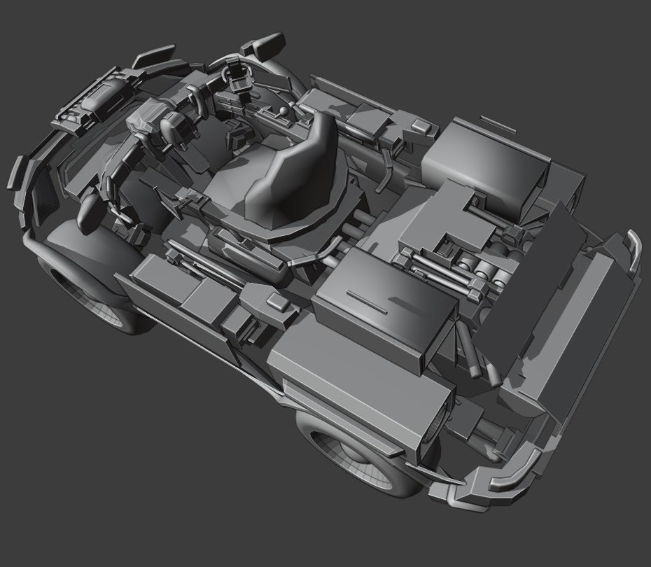 【VRChat向け3Dモデル】KURUMA TYPE-325