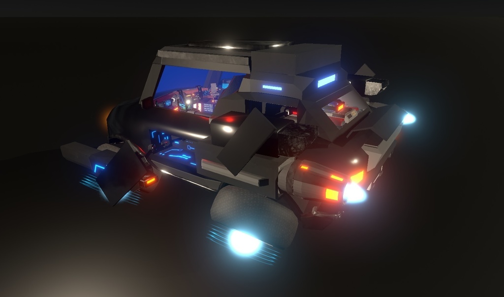 【VRChat向け3Dモデル】KURUMA TYPE-325