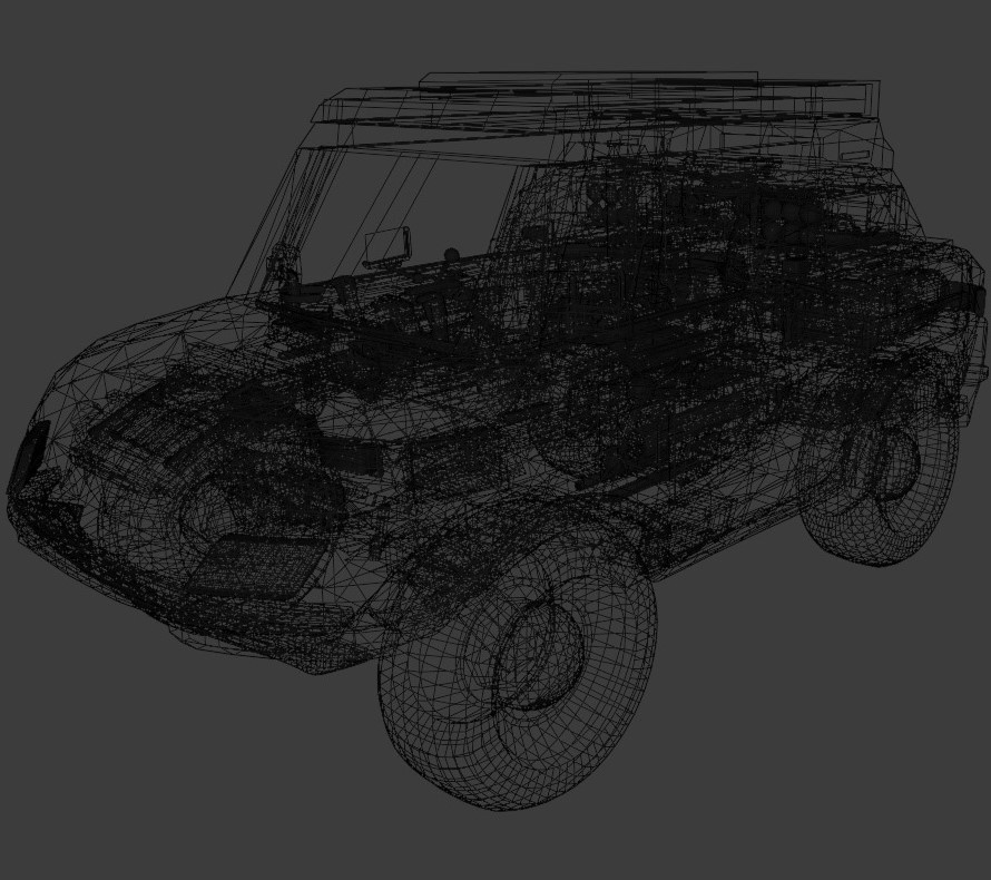 【VRChat向け3Dモデル】KURUMA TYPE-325