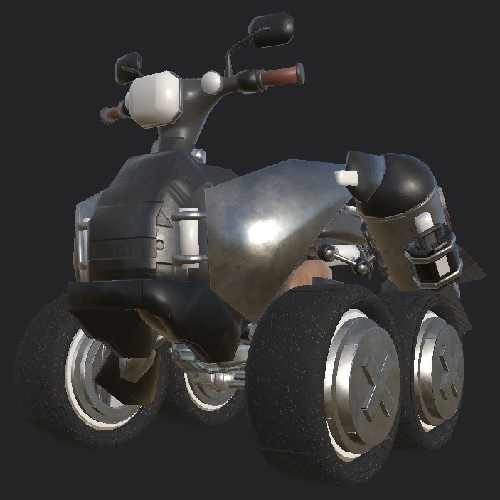 【VRChat向け3Dモデル】BUGGY TYPE-347