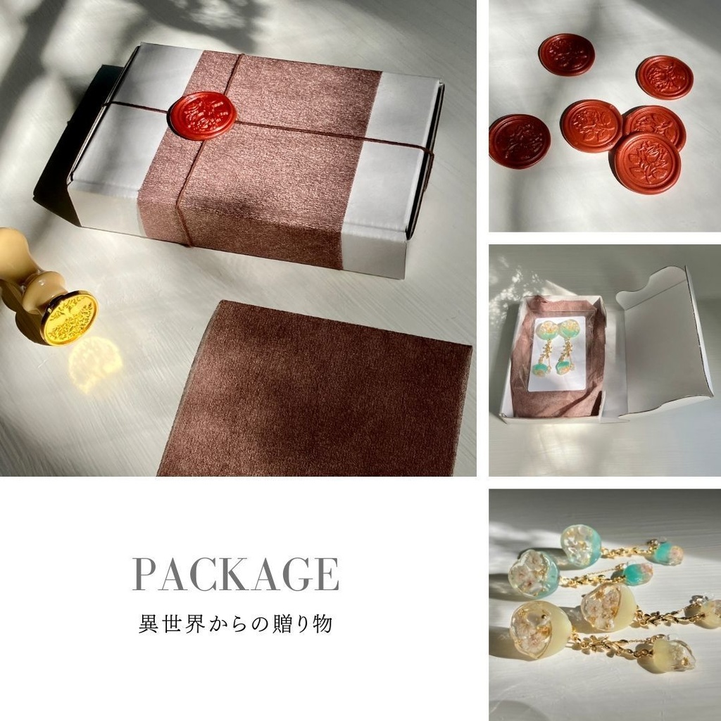 夢女子のためのセミオーダーピアス・イヤリング【花言葉×推しの色】