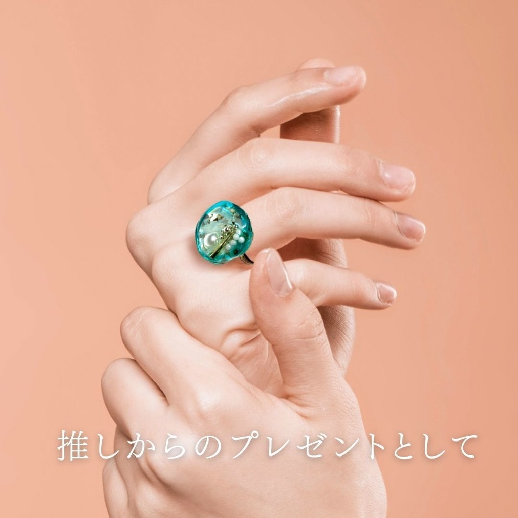 夢女子のためのセミオーダーリング【花言葉×推しの色】