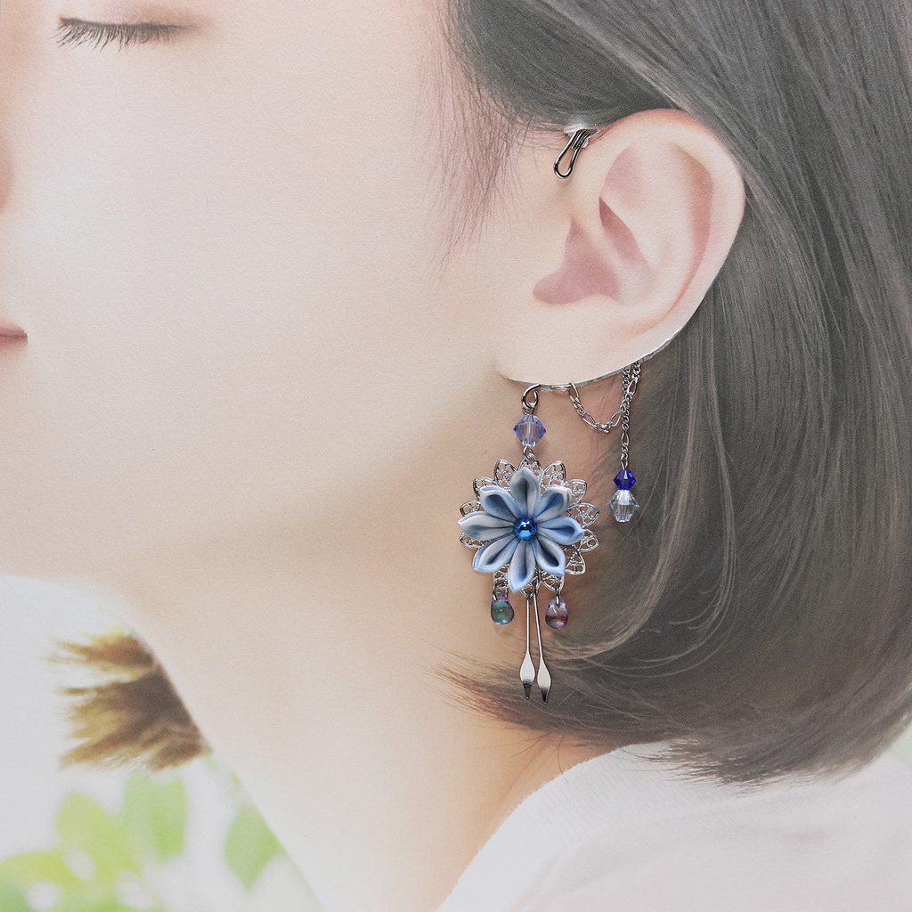 2秒で可愛いイヤーフック<スモーキーシリーズ>