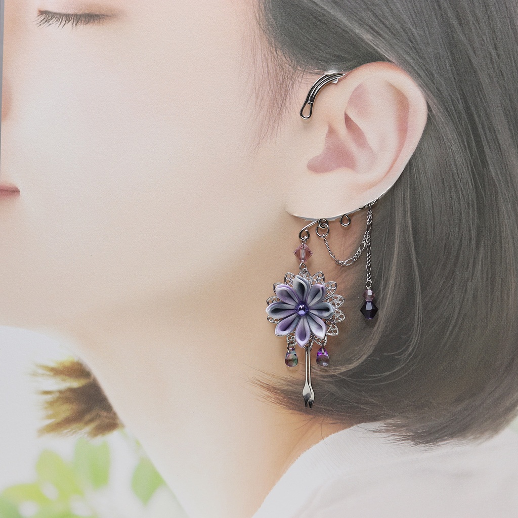 2秒で可愛いイヤーフック<スモーキーシリーズ>