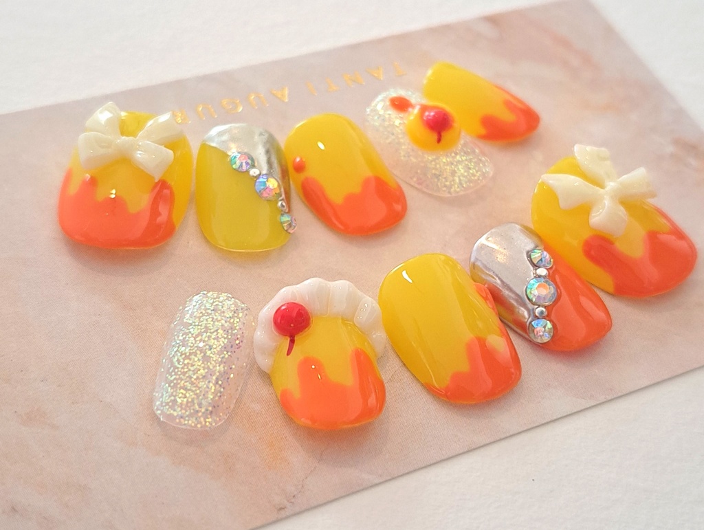 プリン🍮ヴラムイメージネイルチップ