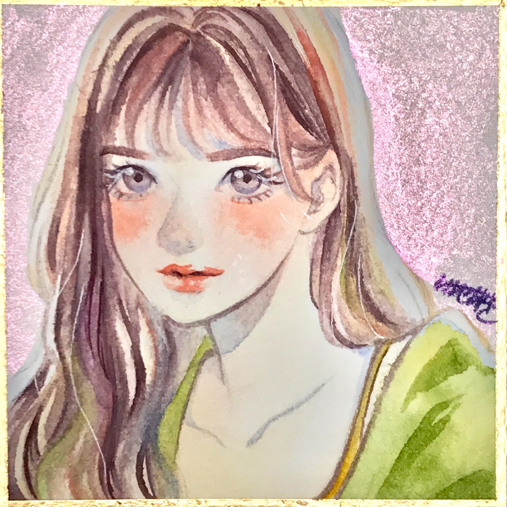 【色紙ドローイング】キラキラ(a)