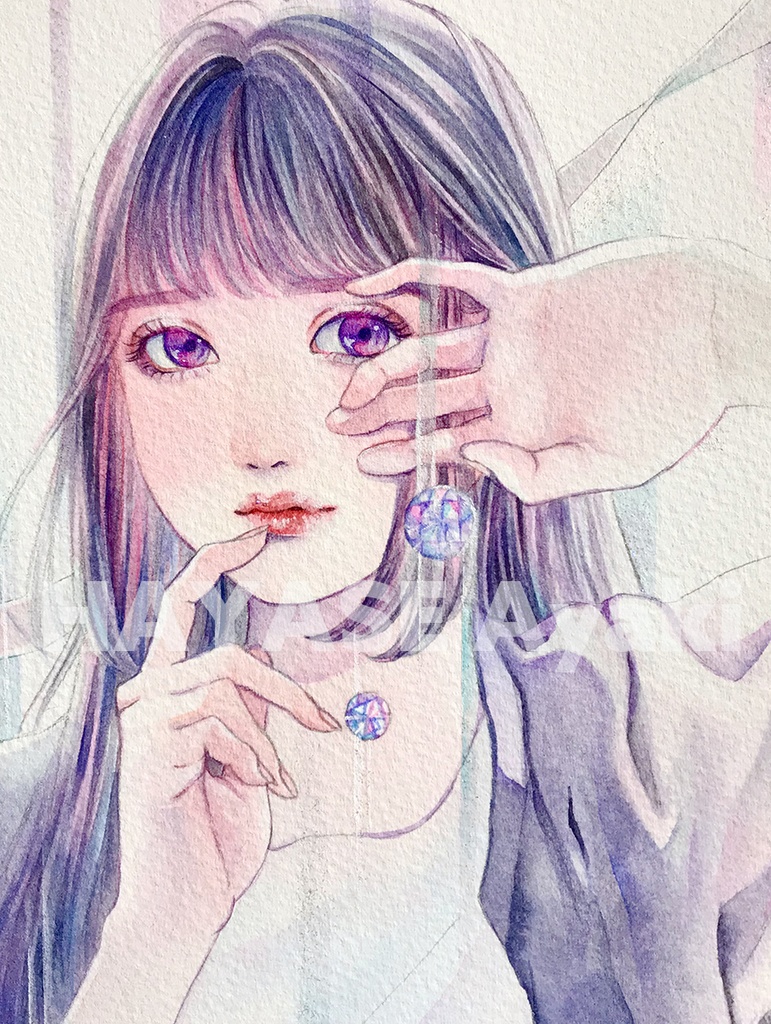 【原画】涙が宝石にかわるとき