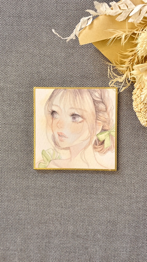 色紙ドローイング(2023年夏)03