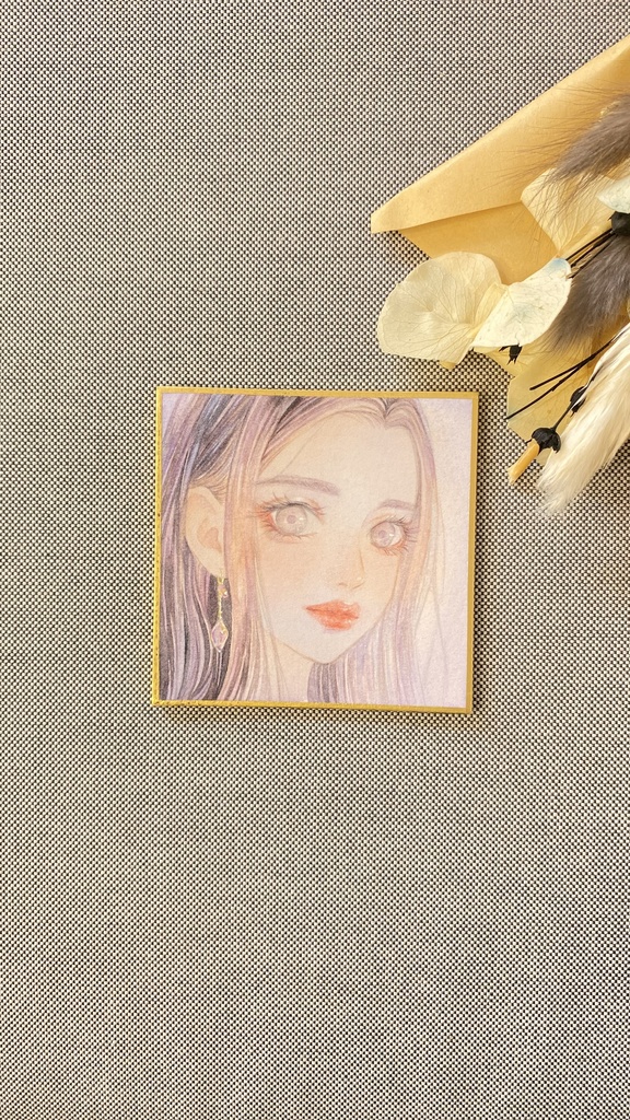 色紙ドローイング(2023年夏)05