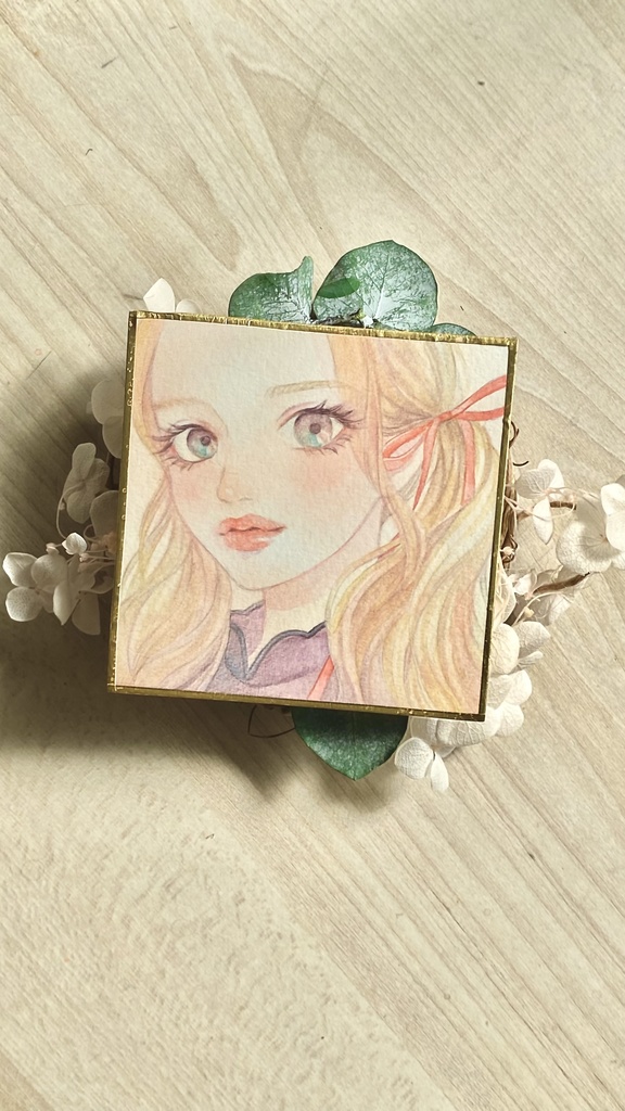 色紙ドローイング(2023年夏)08