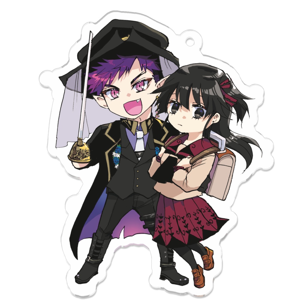 キャラクターアクリルキーホルダー