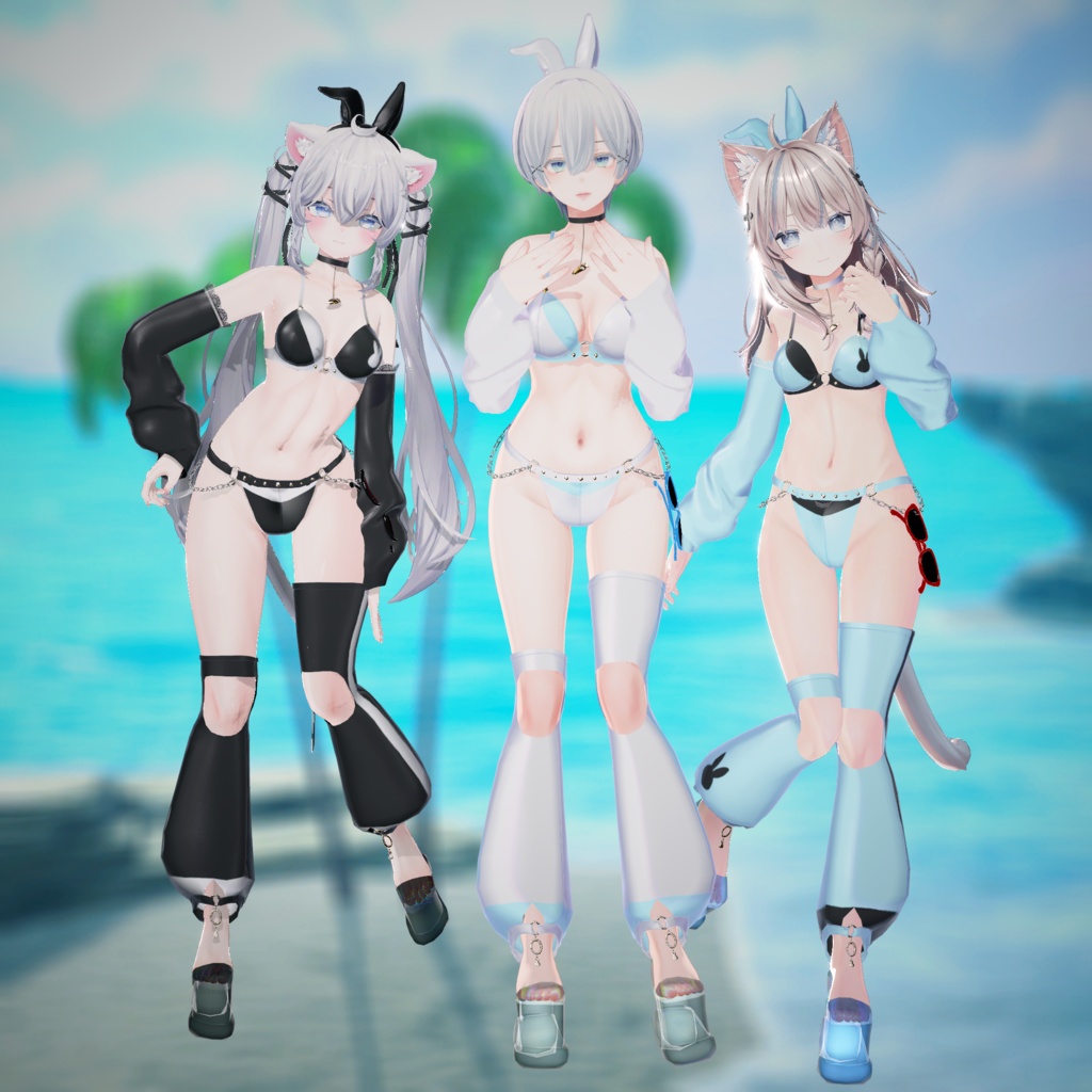 【7アバター対応】Summer★Bunny