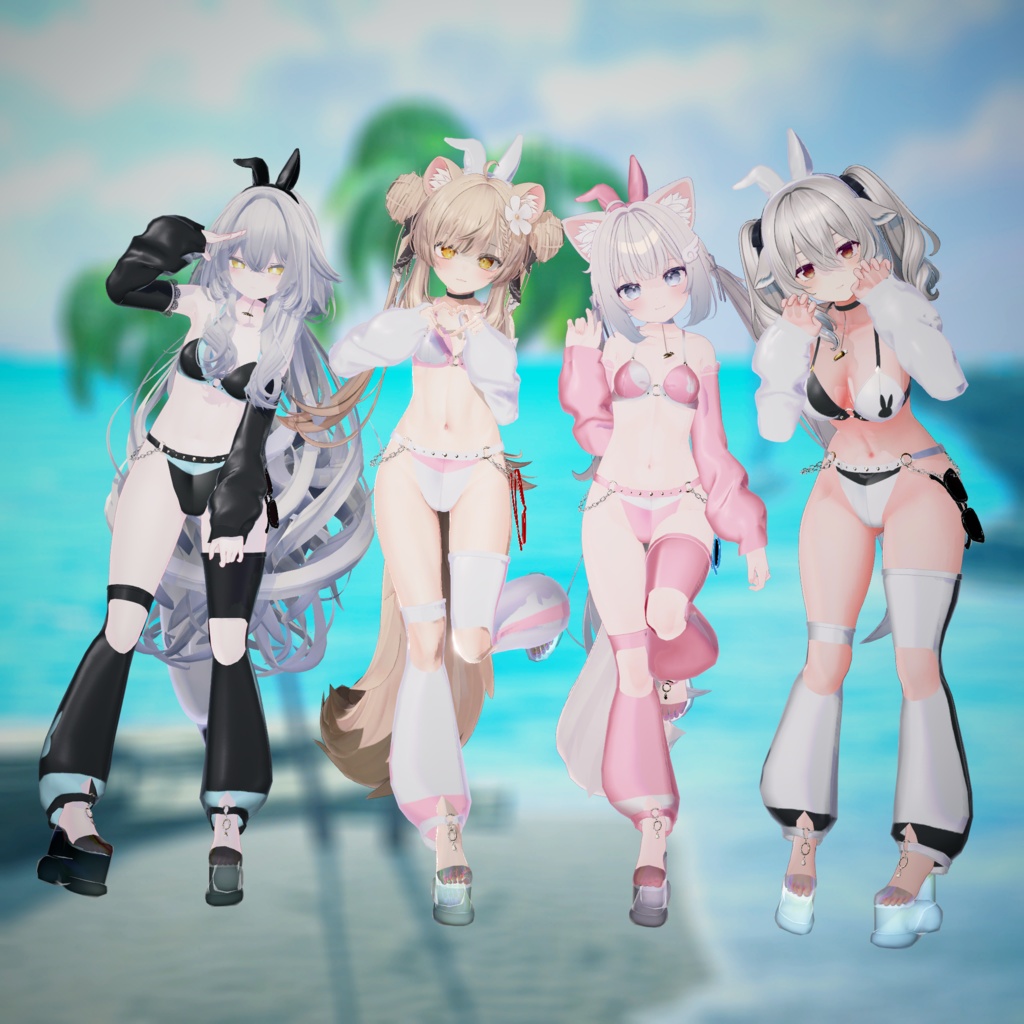 【7アバター対応】Summer★Bunny
