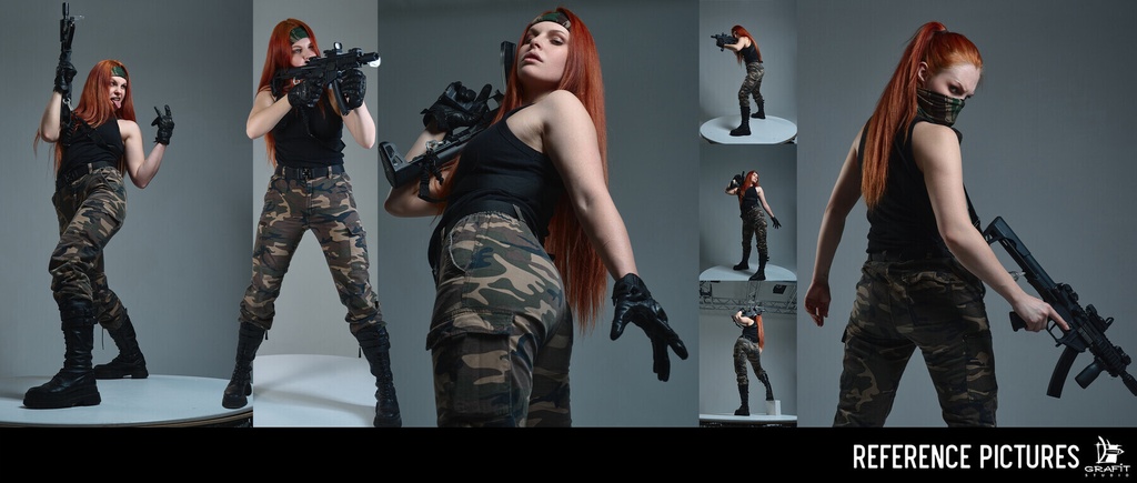 1000枚以上の女性パワー:ファイターのエネルギー/1000+ Woman Power: Fighter Energy