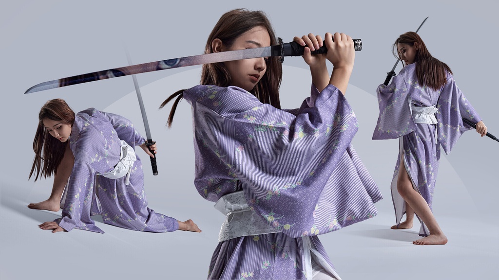 着物&刀 ― キャラクターアーティストのための1000ポーズ/Kimono & Katana – 1000 Poses for Character Artists