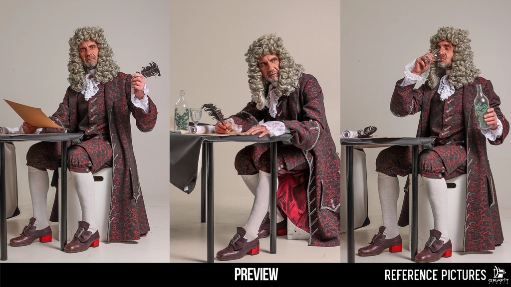 680+ 18th Century Aristocrat Reference Pictures|18世紀貴族のリファレンス写真集・作画資料680枚以上